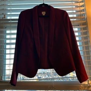 Loft blazer maroon woman’s us 6